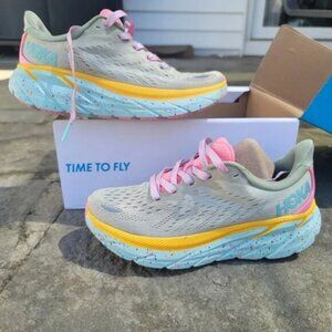 HOKA Clifton 8 x Free People Movement women’s running walking sneaker